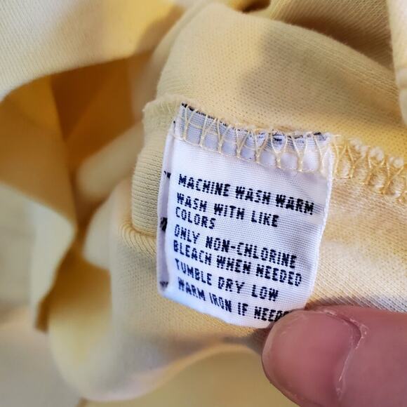 Polo Ralph Lauren Pastel Yellow 100% Polo Shirt Men's Size XXL - Picture 5 of 8